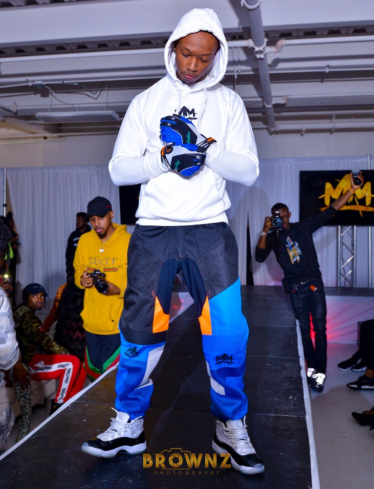 Blue "McFly Sport" Moto Pants - Signedbymcfly