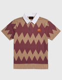 Charlie Short Sleeve Rugby Shirt [Brown]