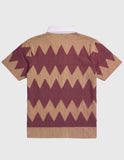 Charlie Short Sleeve Rugby Shirt [Brown]