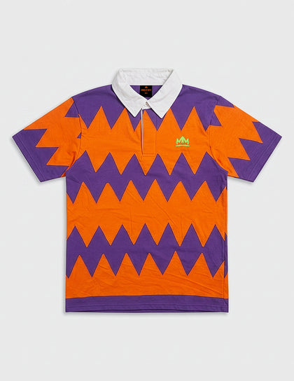 Charlie Short Sleeve Rugby Shirt [Orange]