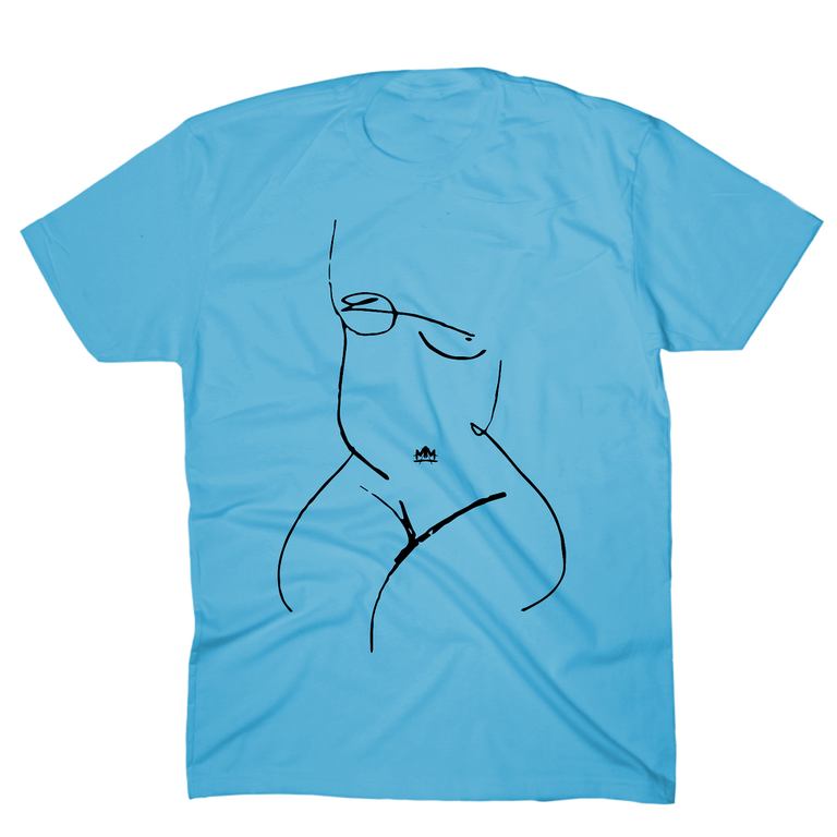 Send Nudes T-Shirt [Blue] - Signedbymcfly
