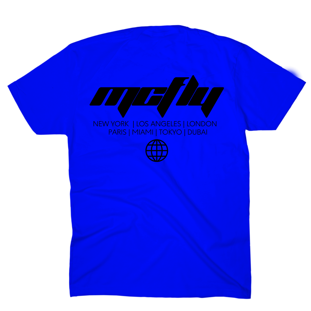 McFly Tour Shirt [Blue] - Signedbymcfly