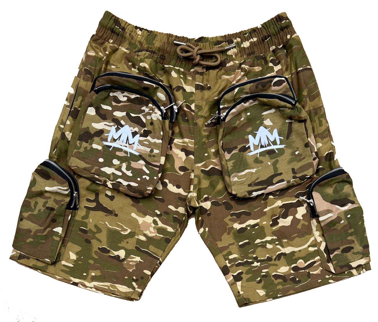 Military Camo x Cargo Shorts - Signedbymcfly