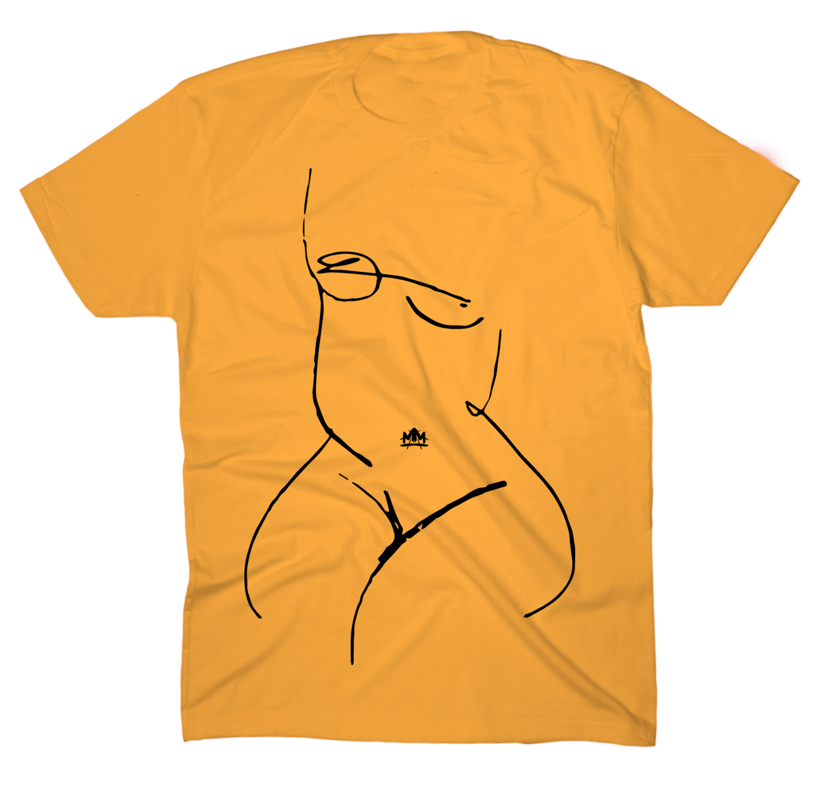 Send Nudes T-Shirt [Gold] - Signedbymcfly