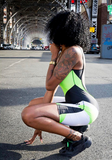 MM Green Wind Short Body Suit - Signedbymcfly