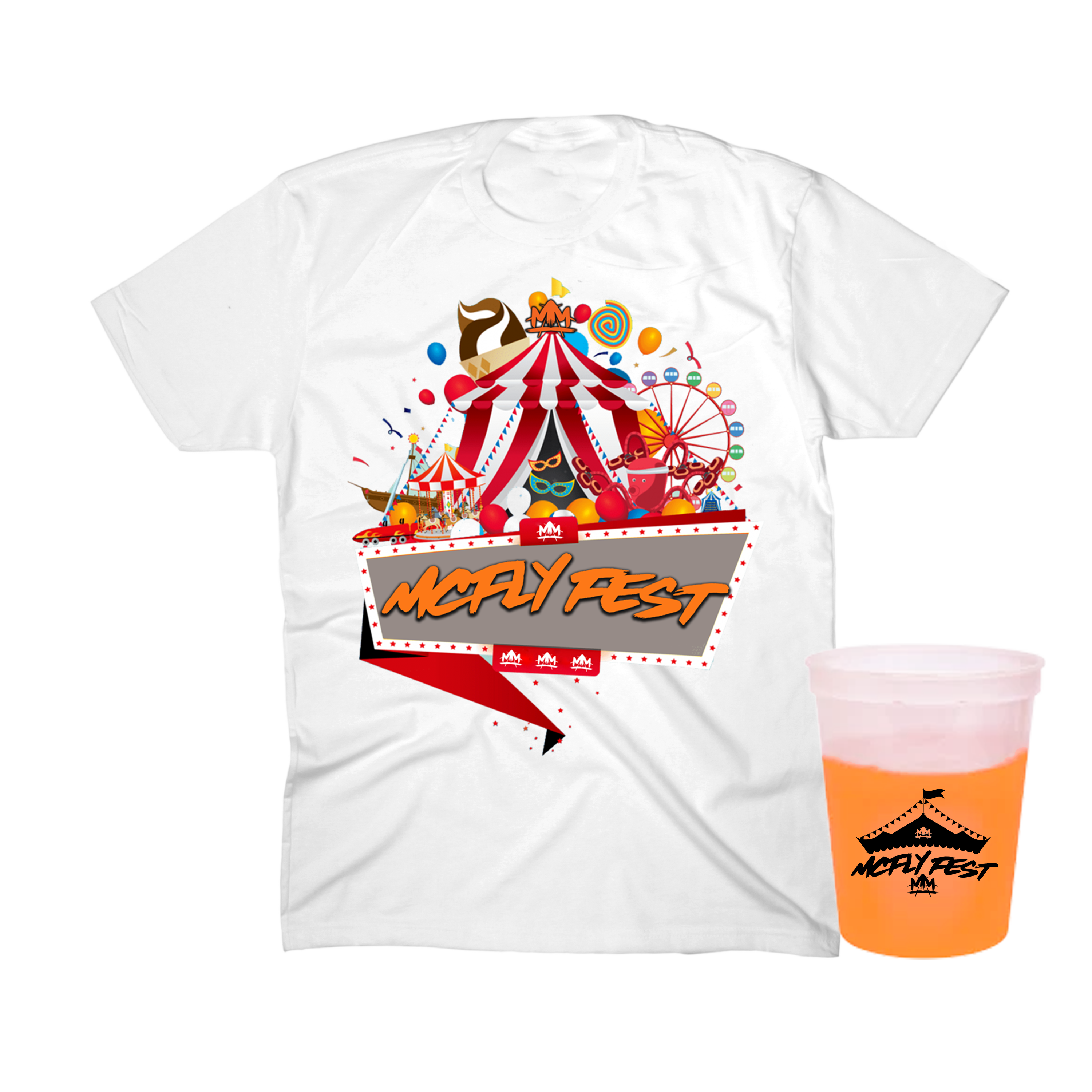 McFly Fest T-shirt Bundle - Signedbymcfly
