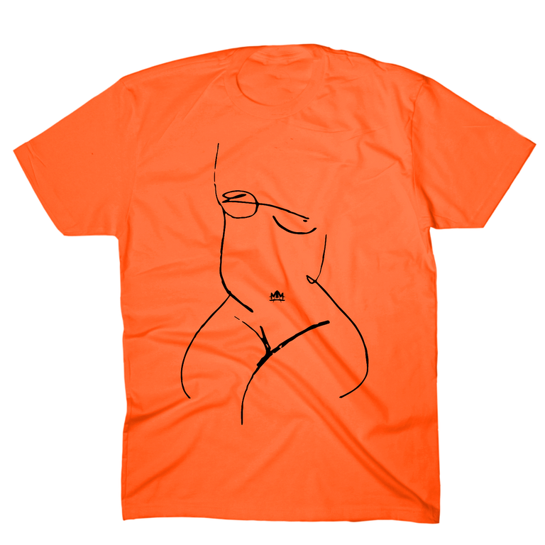 Send Nudes T-Shirt [Orange] - Signedbymcfly