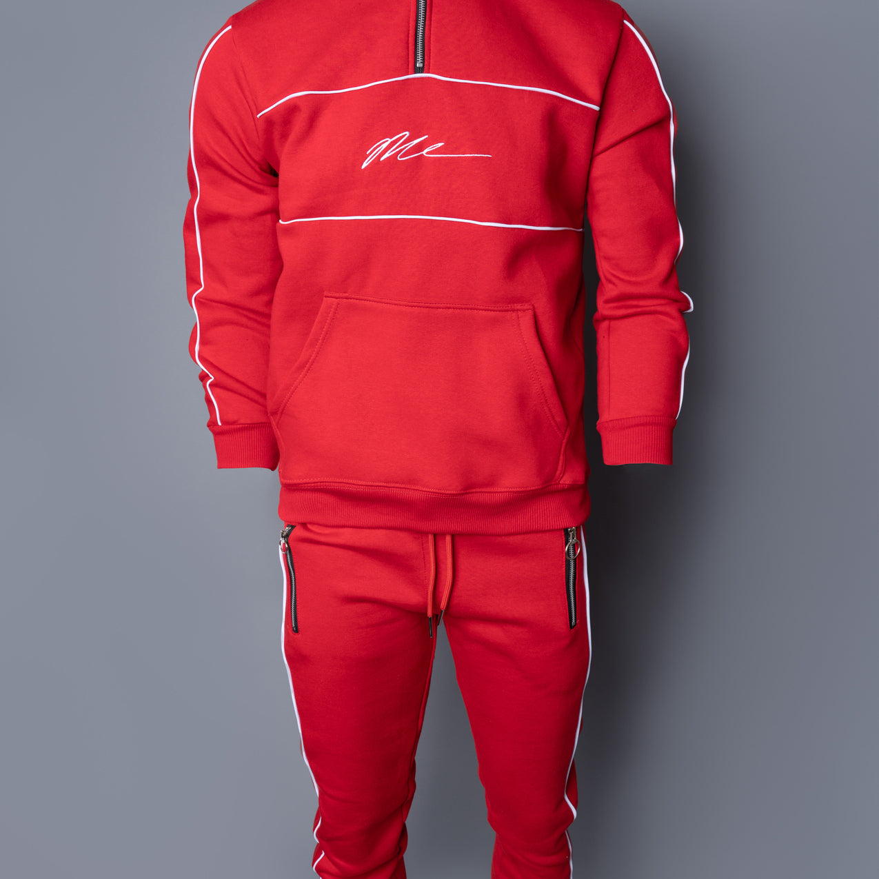 Red Script Track Suit - Signedbymcfly