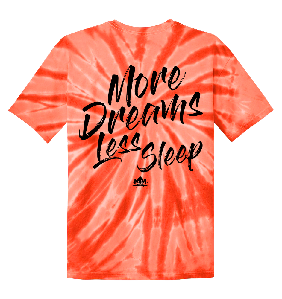 Script T-Shirt [ Orange Tie Dye ] - Signedbymcfly
