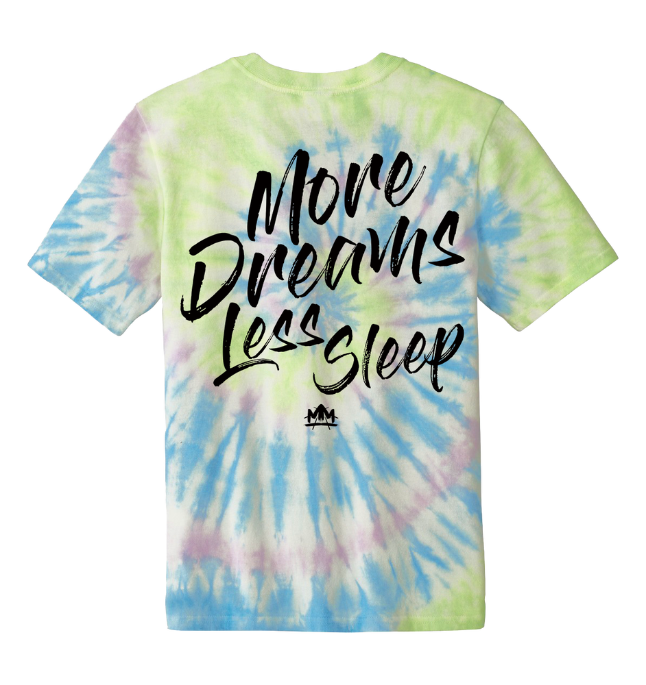 Script T-Shirt [ Blue Water Tie Dye ] - Signedbymcfly