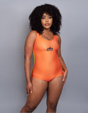 Tangerine Color Block Swim - Signedbymcfly