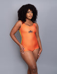 Tangerine Color Block Swim - Signedbymcfly